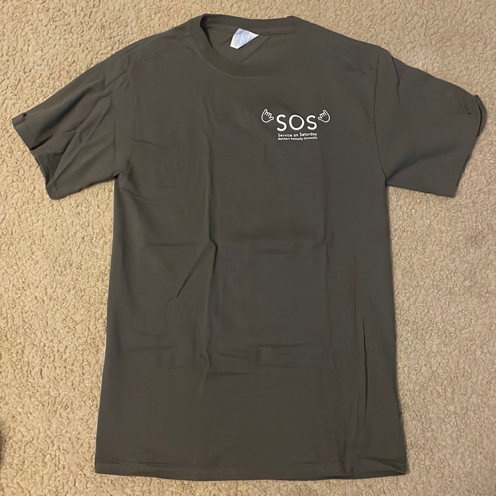 NKU grey Service on Saturday shirt